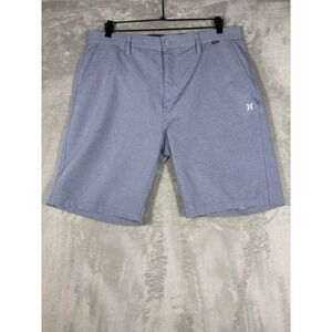 Hurley Boardshorts Blue Gray Size 36 Hybrid Shorts Beach Surfing Walking Surf